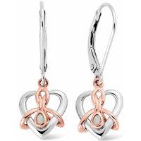 Clogau Women's Forever Yours Sterling Silver Dwynwen Drop Earrings with Opals in Metallics