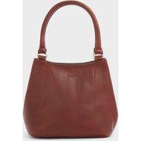 OSPREY LONDON Women's The Narissa Leather Small Hobo Bag in Dark Brown