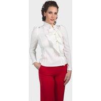 LBV Fashion Women's Louis Frill Span Blouse in Ivory | Size: 10
