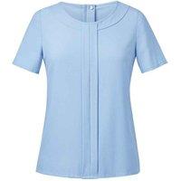 Brook Taverner Women's Verona Short-Sleeved Top in Blue | Size: 8