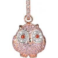 Lancaster Women's JLA-PEN-OWL-2 Charm in Rose Gold