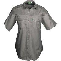 TAG Safari Women's Trail Shirt for Women - S/Sleeve in Olive | Size: Medium