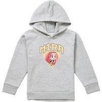 Netflix Kpop Demon Hunters Huntrix Mira Collegic Kids Hoodie, Athl Heather in Light Grey | Size: 12-13 Years