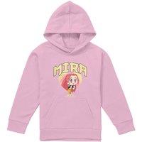 Netflix Kpop Demon Hunters Huntrix Mira Collegic Youth Kids Hoodie, Light Pink | Size: 5-6 Years