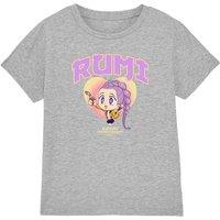 Netflix Kpop Demon Hunters Huntrix Rumi Collegic Kids Tee, Athletic Heather in Light Grey | Size: 9-11 Years