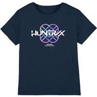 Netflix Kpop Demon Hunters Huntrix Huntrx Pastel Logo Kids T-Shirt, Navy | Size: 7-8 Years