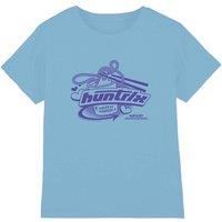 Netflix Kpop Demon Hunters Huntrix Fueled By Ramyeon Kids T-Shirt, Light Blue | Size: 7-8 Years