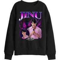 Netflix Kpop Demon Hunters Jinu Bootleg Kids Sweatshirt, Black | Size: 9-11 Years