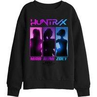 Netflix Kpop Demon Hunters Huntrix Spotlights Kids Sweatshirt, Black | Size: 12-13 Years