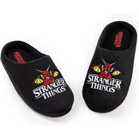 Stranger Things Mule Slippers | Unisex Kids Black | Official Merch | Size: 3