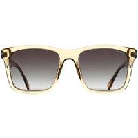 Police Men's Square Shiny Yellow Brown Havana Green Gradient SPLN35V Champ 9