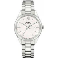Rotary Men's RGB10003-01 Heritage 39mm Quartz Watch in Silver