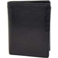 House of Leather Men's Mens Leather Bifold Large Wallet Toronto in Black