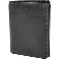 House of Leather Men's Mens Leather Wallet Taunton in Black