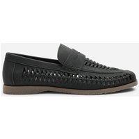 Where's That From Men's Colby Weave Slip on Loafers in Black | Size: 11