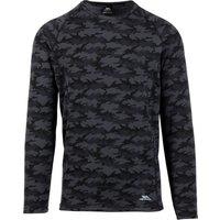 Trespass Men's Arno Base Layer Top in Dark Grey | Size: XL