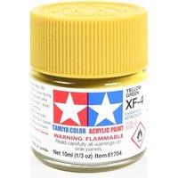 Tamiya Mini XF 4 Yellow Green Acrylic Paint 10ml