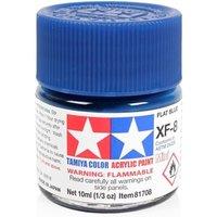 Tamiya Mini XF 8 Flat Blue Acrylic Paint 10ml