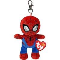 TY Key Clip Marvel Spiderman Soft Plush Keychain