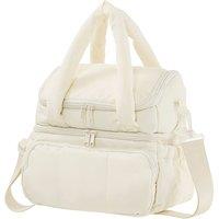 Living and Home 2 Layer Portable Insulated Lunch Bag in Cream