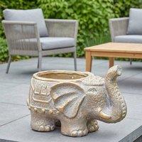 Garden Greatness Secret Garden Elephant Planter Ornament