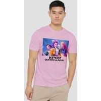 Netflix Kpop Demon Hunters Heroic Huntrix Huntrx T-Shirt, Light Pink | Size: 3XL