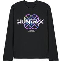 Netflix Kpop Demon Hunters Huntrix Huntrx Pastel Logo Long Sleeve Tee, Black | Size: Small