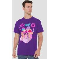 Netflix Kpop Demon Hunters Saja Boys Group Signatures T-Shirt, Purple | Size: Large