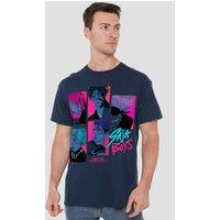 Netflix Kpop Demon Hunters Saja Boys Demons T-Shirt, Navy | Size: 4XL