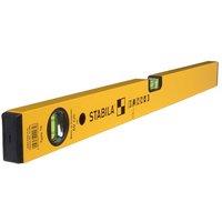 Stabila 70-90 Single Plumb Spirit Level 2 Vial 90Cm in Yellow