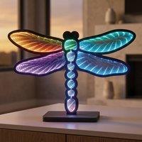 Garden Greatness Infinity Dragonfly LED Table Top Display Light