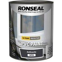Ronseal uPVC Paint Anthracite Satin 750ml in Grey