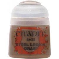 Citadel Games Workshop Colour Base: Steel Legion Drab (12ml) Paint