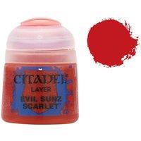 Citadel Games Workshop Colour Layer: Evil Sunz Scarlet (12ml) Paint