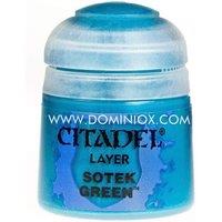 Citadel Games Workshop Colour Layer: Sotek Green (12ml) Paint