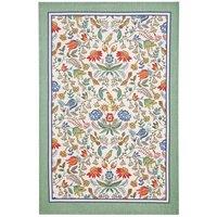 Ulster Weavers 'Arts & Crafts' Floral Print 100% Cotton Tea Towel in Green