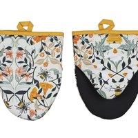 Ulster Weavers 'Bee Bloom' Animal Print Pair of Micro Mitts