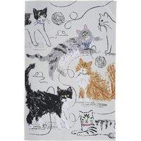 Ulster Weavers 'Feline Friends' Animal Print 100% Cotton Tea Towel in Grey