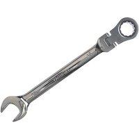 Faithfull Ratchet Combination Spanner Flex Head Cv 20Mm in Silver