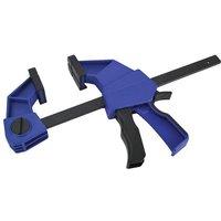 Faithfull Bar Clamp & Spreader 150Mm (6In) 230Kg in Blue