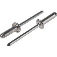 Forgefix Aluminium Rivets 4.8 X 10Mm Bag 100 in Silver