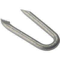 Forgefix Netting Staple Galvanised 30Mm Bag Weight 250G in Silver
