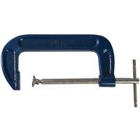 Bluespot Tools Fine Thread G Clamp 100Mm (4In) in Blue
