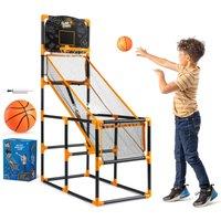 Toyrific Basketball Arcade Game Complete Basketball Set For Indoor Use in Black