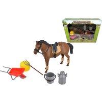 KandyToys Horse Toy Figure with Equestrian Accessories