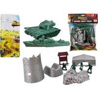 KandyToys Plastic Toy Soldiers Jumbo Army 58 Pack