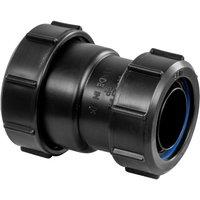 McAlpine Black Multifit Straight Reducer 1.50" to 1.25" ST28M-BL