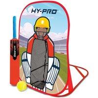 Hy-Pro Pop Up Cricket Set With Size 2 Bat in Red | Size: Kids