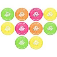 Kandy Toys 10 Summer Fun Flying Disks Assorted Colours