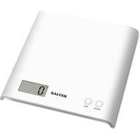 Salter Digital Kitchen Scales, Easy to Read LCD Display in White